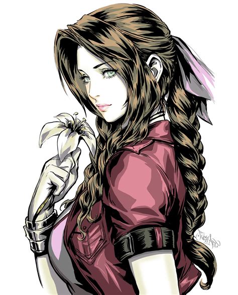ff7 aerith|aeris final fantasy 7.